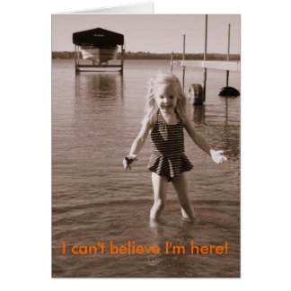 I can't believe I'm here!