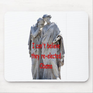 I CAN'T BELIEVE THEY RE-ELECTED OBAMA MOUSE MAT