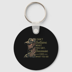 I Can't Belive Black Lives Black History Month Key Ring