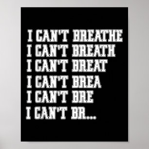 I Cant Breathe  Poster