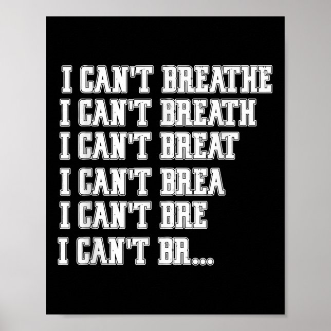 I Cant Breathe  Poster (Front)
