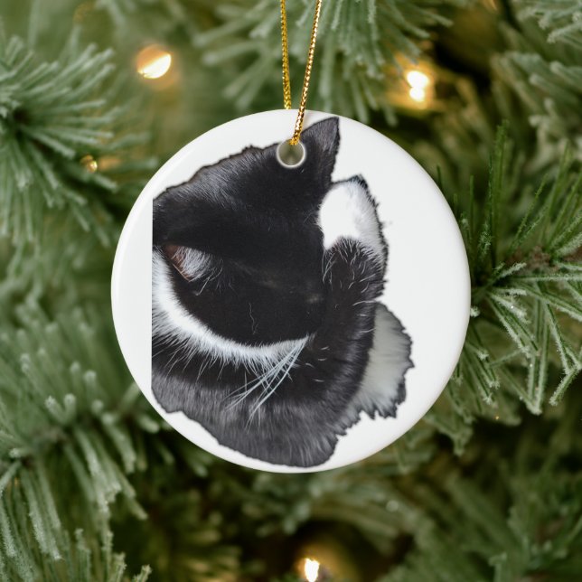 I Can't Even Right Meow Ceramic Tree Decoration (Tree)