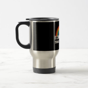 I Can't Even Think Straight Funny Gay Pride Travel Mug