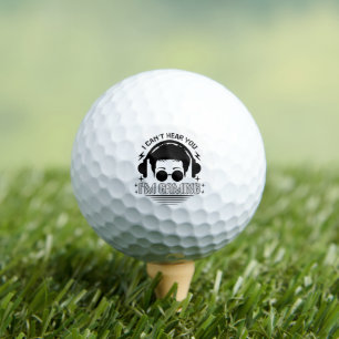 I Can't Hear You I'm Gaming Funny Games Lover Golf Balls