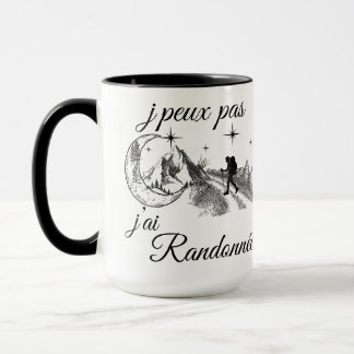 I can't, I have a hike – Hiker landscape Mug