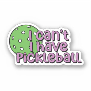 I can't, I have pickleball Purple and Green