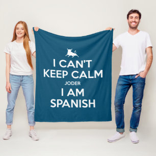 I Can't Keep Calm Fleece Blanket
