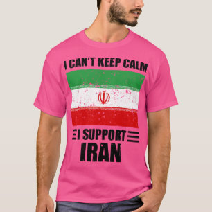 I cant keep calm I support iran Football World Cup T-Shirt