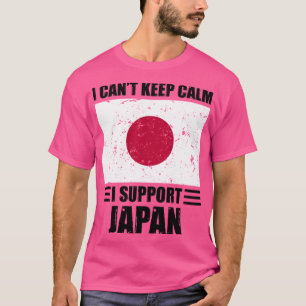 I cant keep calm I support japan Football World Cu T-Shirt