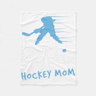 I Can't Keep Calm I'm A Hockey Mom Fleece Blanket