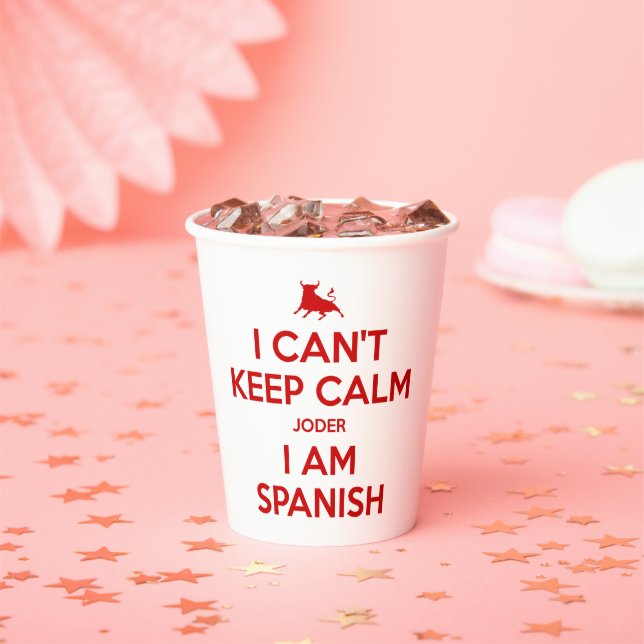 I Can't Keep Calm Paper Cups (Insitu)