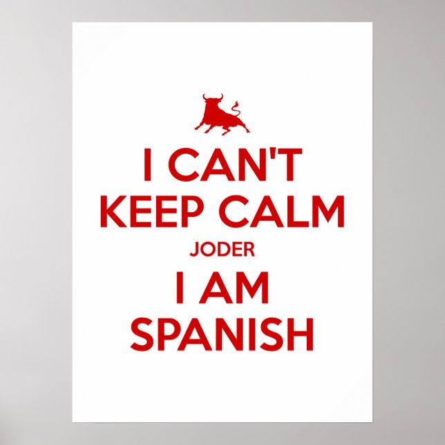 I Can't Keep Calm Poster (Front)