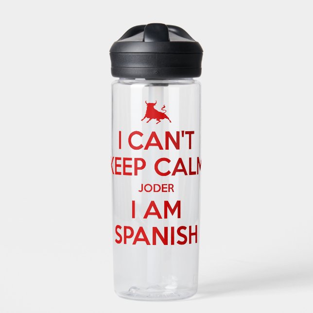 I Can't Keep Calm Water Bottle (Front)