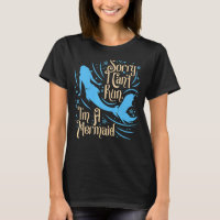 I Can't Run I'm A Mermaid Womens    Swim  Fun Beac