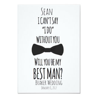Best Man Invitation Template 6