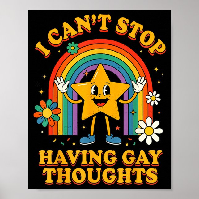 I can't stop having gay thoughts  poster (Front)