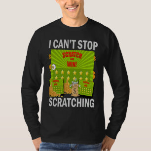 I Can't Stop Scratching Men Women Bingo T-Shirt