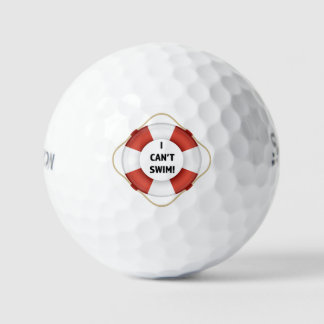 I Can't Swim Golf Balls