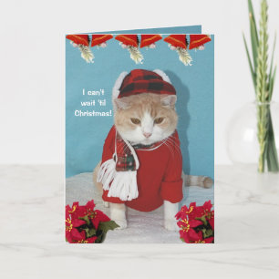 I can't wait 'til Christmas! Holiday Card