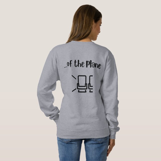 "I Can't Wait" Women's Basic Sweatshirt (Back Full)