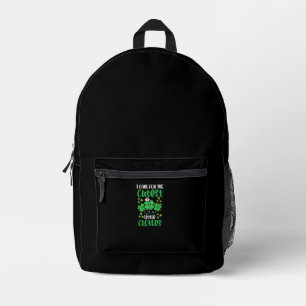 I Care For Cutest Clovers Nurse St Patricks Day Sc Printed Backpack