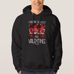 I Care For The Cutest Little Valentines Gnomes NIC Hoodie