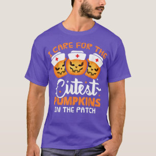 I Care For The Cutest Pumpkins The Patch Halloween T-Shirt