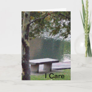 I Care Poem 5" x 7" Folded Greeting Card