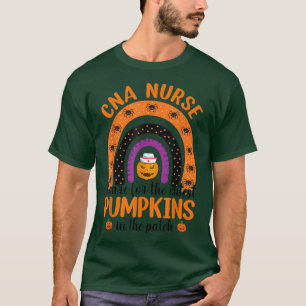 I Care The Cutest Pumpkins CNA Nurse Halloween Rai T-Shirt