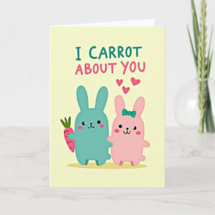 I Carrot About You Cute Card