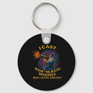 I Cast Non-magic Missile Funny Wizard Parody Meme  Key Ring