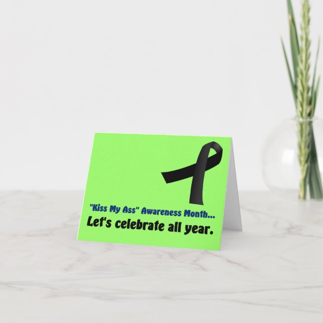 I celebrate all awareness months card (Front)