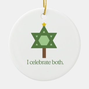 I celebrate both ceramic tree decoration