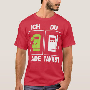 I charge you fuel Gas station Gasoline vs Electric T-Shirt