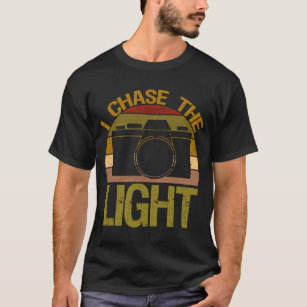 I Chase The Light Camera Aperture Focal Length T-Shirt