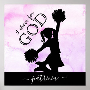 "I Cheer For God" Poster