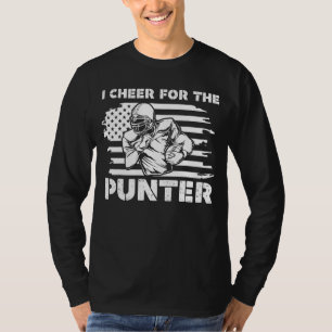 I Cheer For The Punter   American Football Vintage T-Shirt