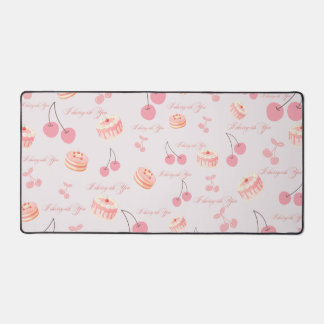 I cherry-ish you  desk mat