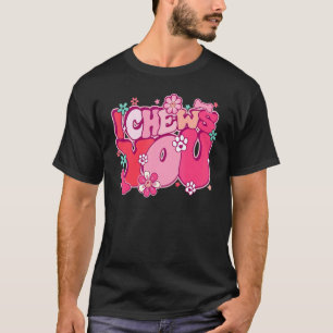 I Chews You Retro Pet Valentine Cat Dog Mum Pawsit T-Shirt