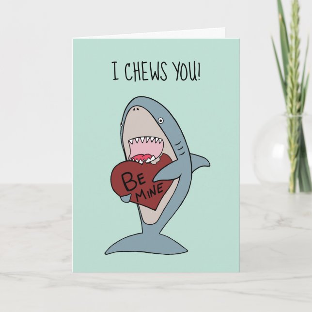 I Chews You Valentine's Day Card (Front)
