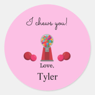 I Chews You Valentine's Day Sticker