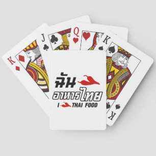 I Chili (Love) Thai Food Playing Cards