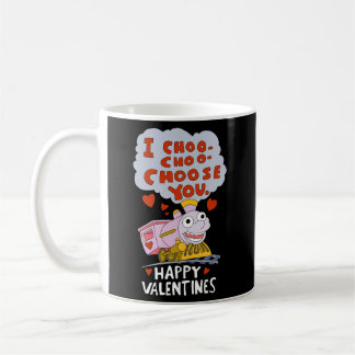 I Choo Choo Choose You Train Love Hearts Day Coffee Mug
