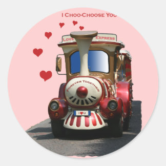 I Choo-Choose You Classic Round Sticker