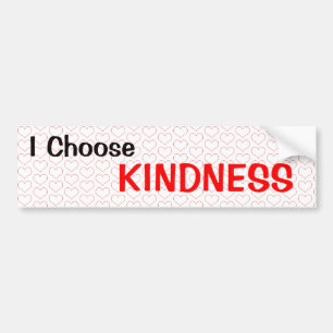I Choose Kindness Bumper Sticker