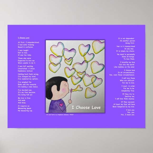 I Choose Love poster (Front)