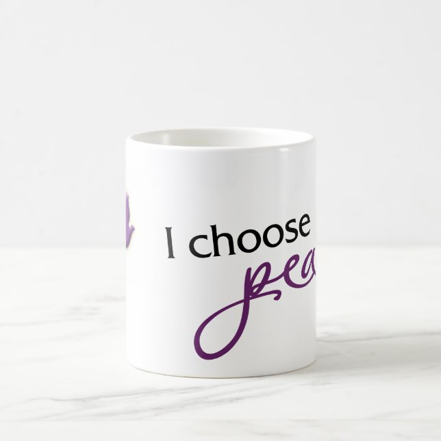 I choose peace mug (Center)