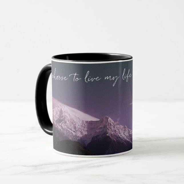 I Choose To Live Mug (Front Left)