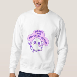 I Choose Violence Ghost Funny Skull Sweatshirt