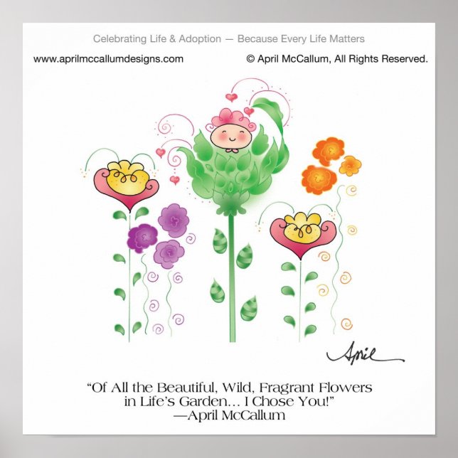 I CHOSE YOU! Poster by April McCallum (Front)